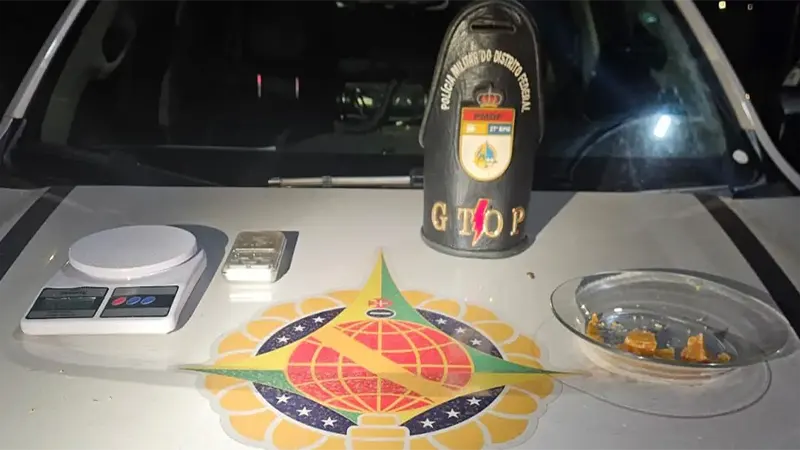 Homem furta celular em UPA e PMDF descobre ponto de tráfico no Recanto das Emas