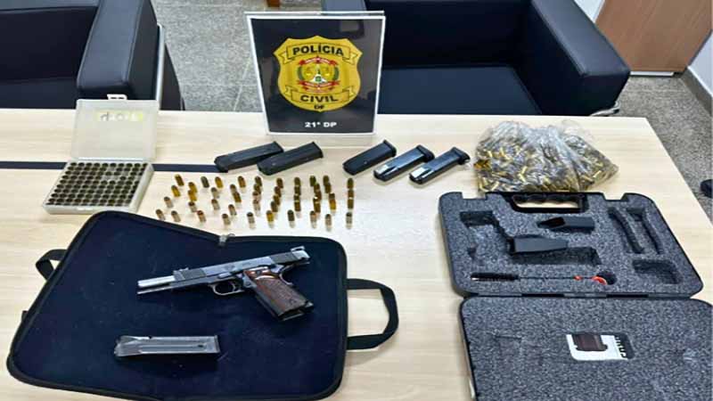 21ª DP prende homem com armamento de uso restrito