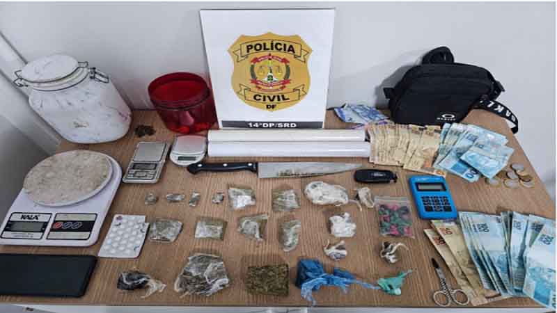 PCDF prende dois homens por tráfico de drogas no Gama