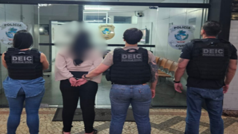 PCGO e PCDF localizam e prendem uma integrante de organização criminosa especializada em fraudes bancárias