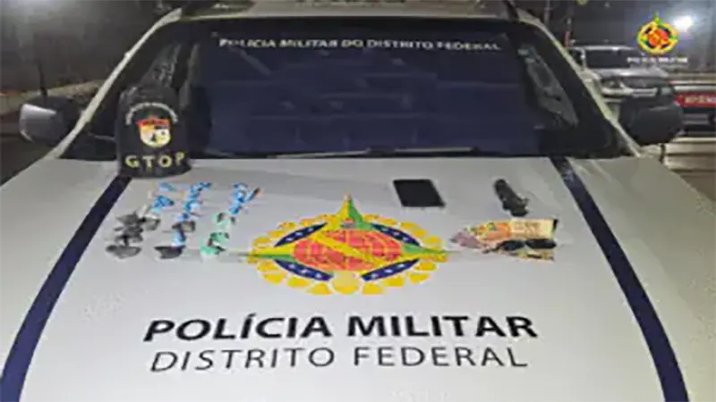 Homem é preso por tráfico em Planaltina e criança recebe atenção especial da PMDF