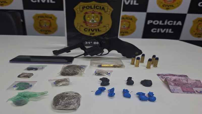 31ª DP realiza terceira prisão por tráfico de drogas na semana; desta vez na Rajadinha