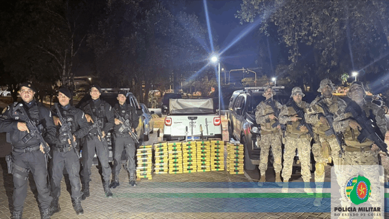 Operação Divisas Blindadas resulta na apreensão de 210 kg de maconha na região leste do estado.