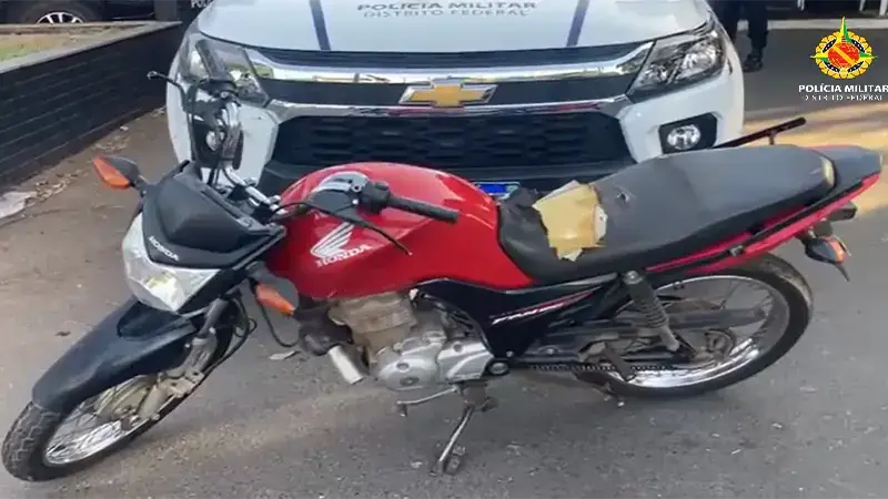 PMDF prende homem por receptação e recupera motocicleta furtada no Gama