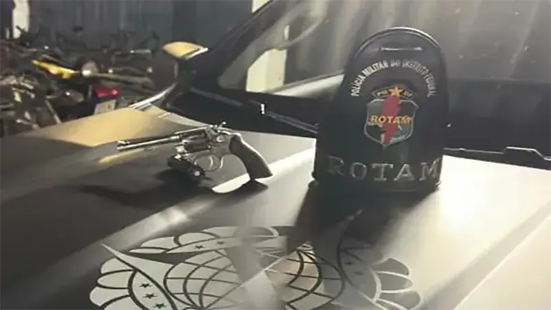 PMDF apreende arma de fogo no Setor Santa Luzia, na Estrutural