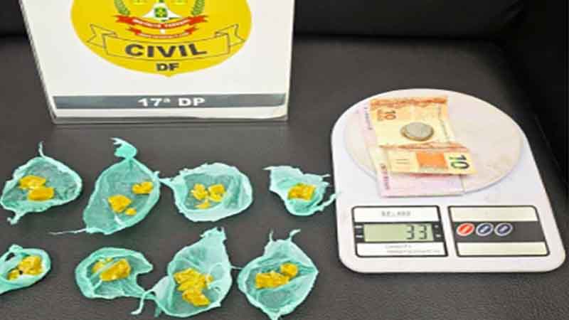 PCDF prende homem por tráfico de drogas em distribuidora de bebidas em Taguatinga