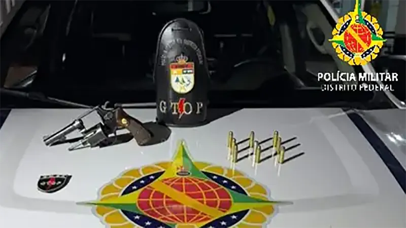 PMDF apreende arma de fogo de uso restrito em Itapoã