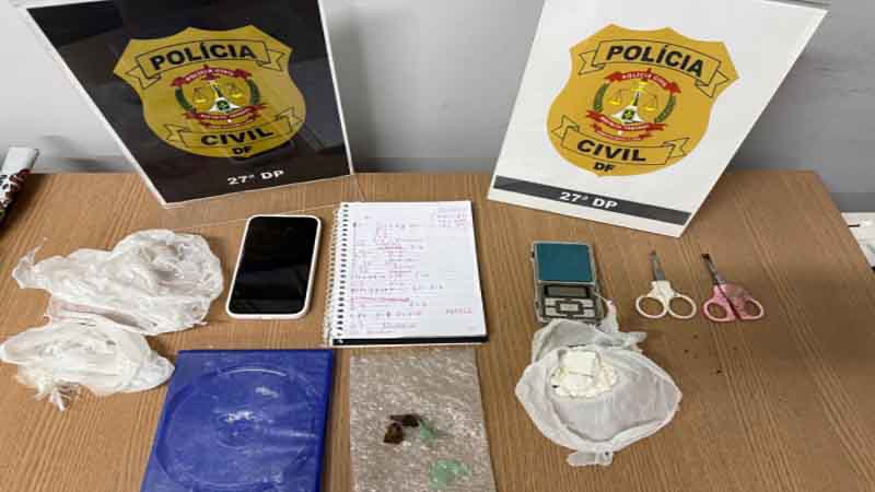 PCDF prende dono de distribuidora que usava o estabelecimento para traficar cocaína e skunk