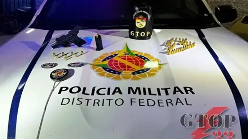 Homem armado é preso pela PMDF em Sobradinho II
