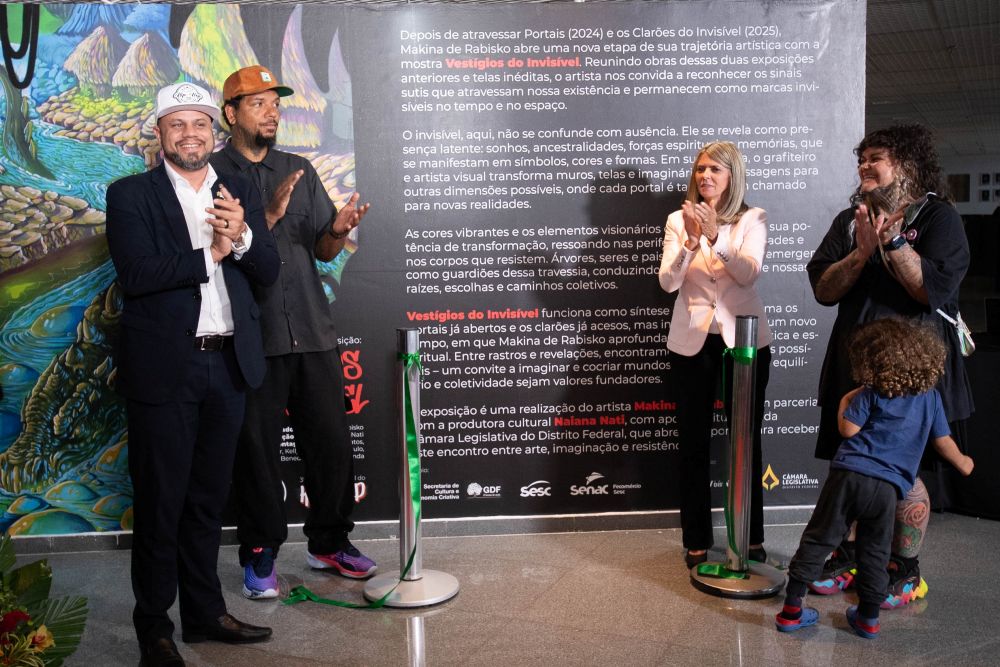 CLDF inicia 3ª Semana do Hip-Hop com abertura da exposição Vestígios do Invisível