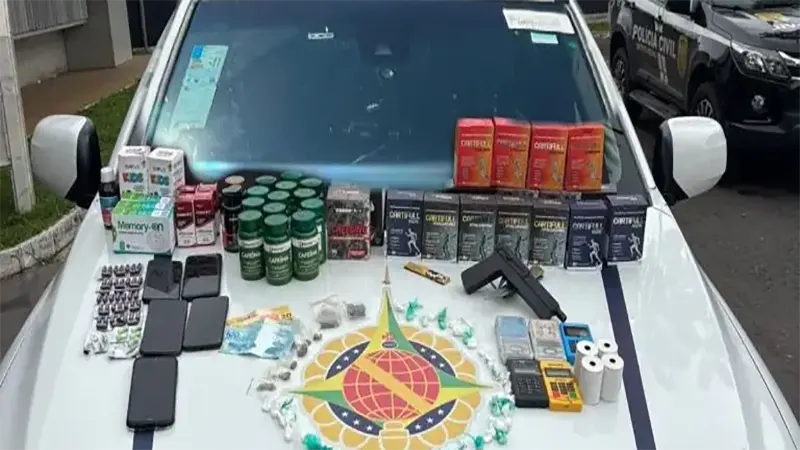 PMDF prende homem por tráfico de drogas e posse irregular de arma de fogo em Ceilândia