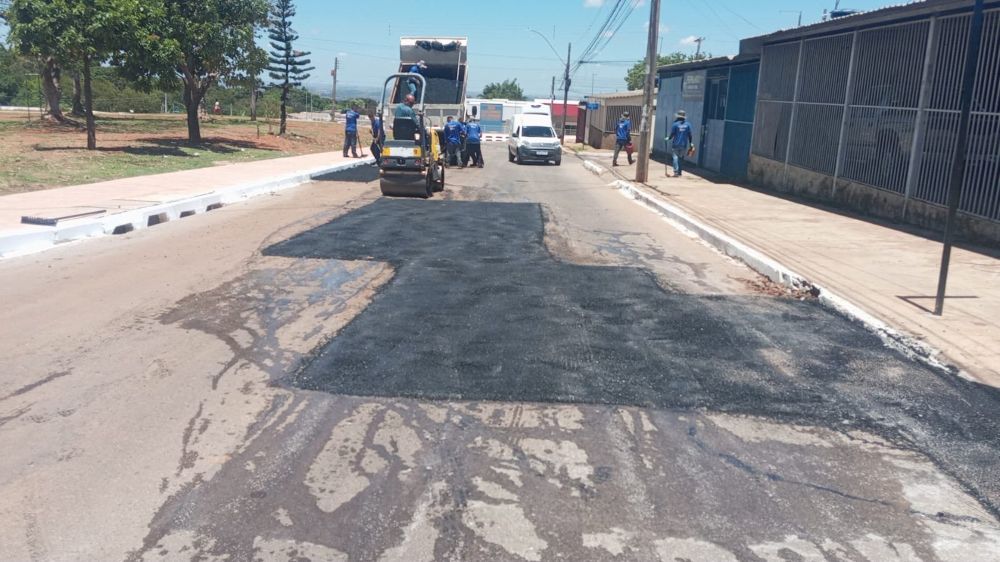 Operação de manutenção asfáltica contempla Ceilândia