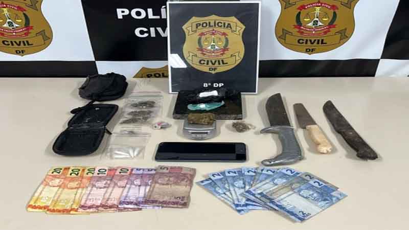 PCDF fecha o cerco ao tráfico de drogas na Estrutural