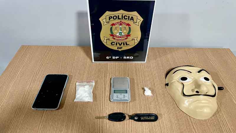 PCDF prende homem por tráfico de drogas durante a Operação La Casa do Pó