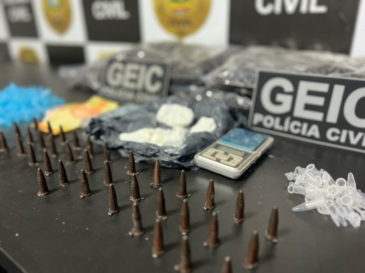 PCGO prende investigado e desarticula esquema de venda de drogas praticado perto de escola e igreja em Luziânia