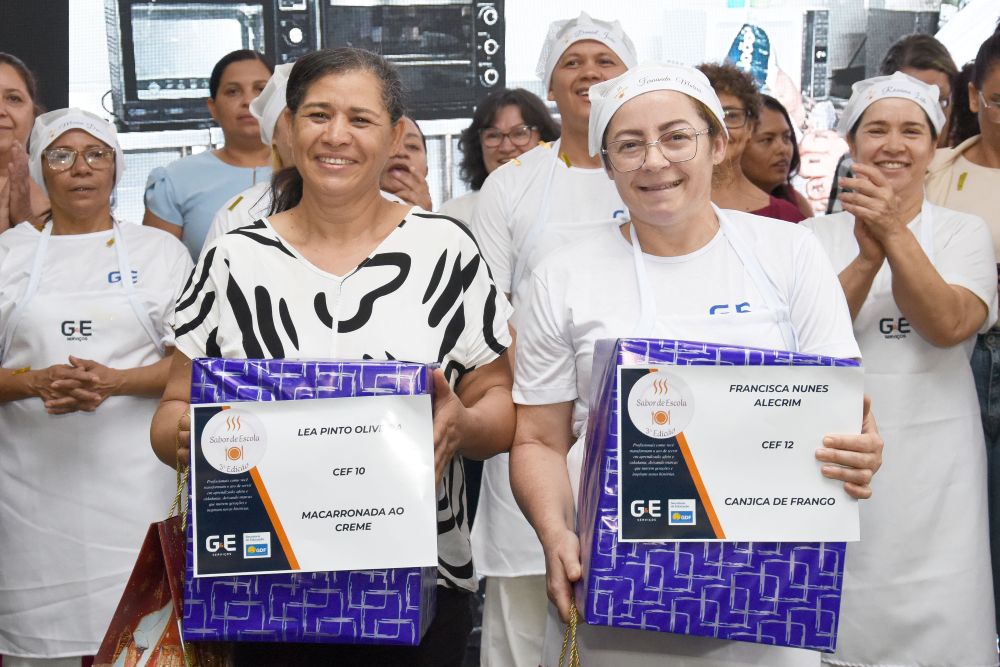 Pratos criativos levam merendeiras de Taguatinga à semifinal do Sabor de Escola