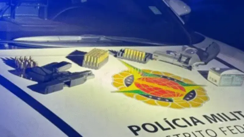 PMDF prende homem com duas armas de fogo e munições durante ocorrência na 26 de Setembro