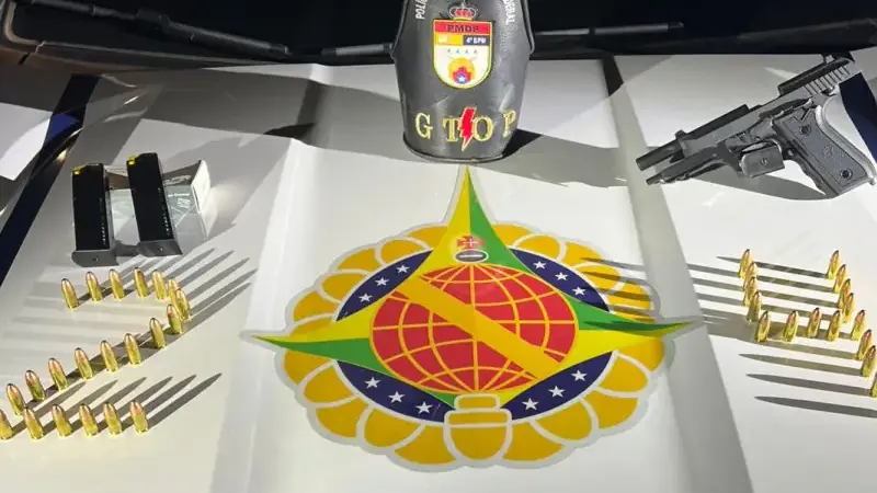 Homem é preso por violência doméstica e posse ilegal de arma de fogo no Guará