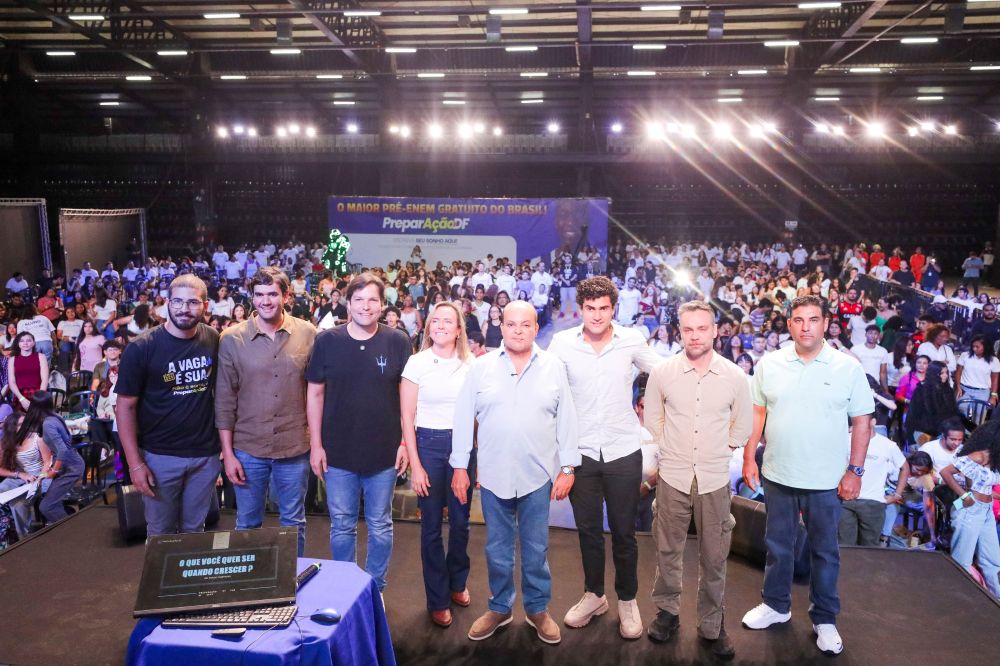 Em aulão final do GDF para o Enem, Ibaneis Rocha incentiva estudantes: “Acreditem na força que carregam”