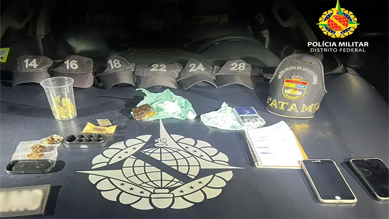 PMDF apreende dois menores por Ato Infracional Análogo ao Tráfico em Taguatinga