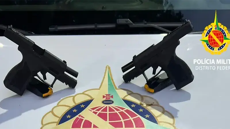 Polícia Militar intercepta suspeitos armados no Núcleo Bandeirante