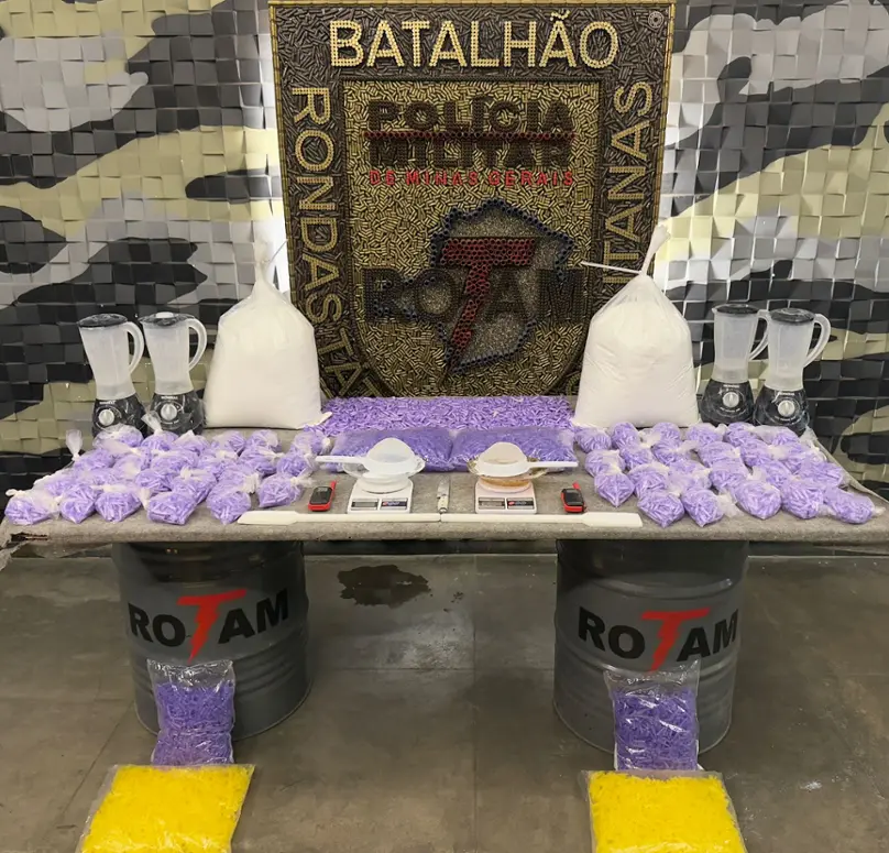 Belo Horizonte – ROTAM apreende 150 quilos de cocaína