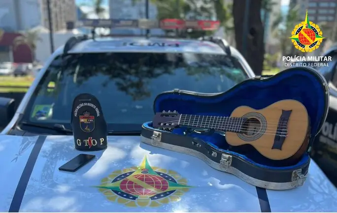 PMDF recupera instrumento musical furtado na Asa Norte