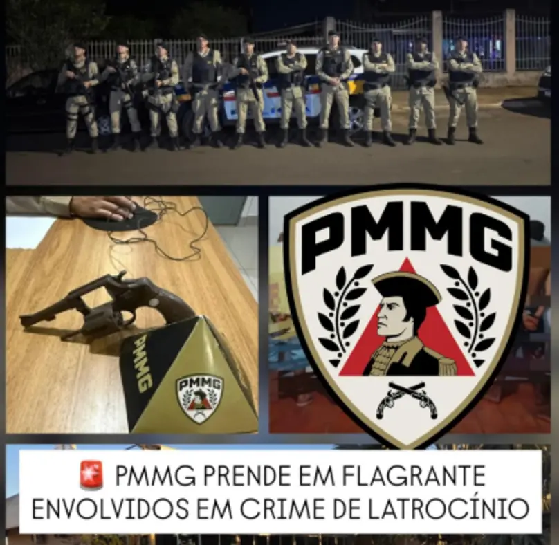 Araporã – PMMG prende em flagrante envolvidos em crime de latrocínio