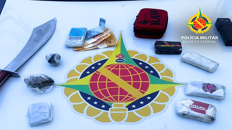 PMDF prende dois autores por tráfico de entorpecentes em Ceilândia