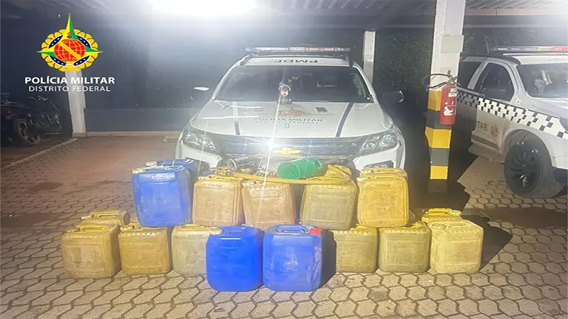PMDF prende indivíduo por furto de combustível no SIA