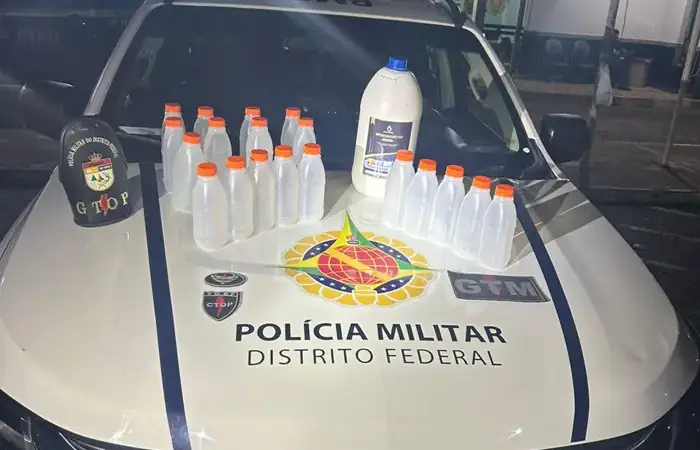 PMDF desarticula ponto de tráfico de lança-perfume em Itapoã