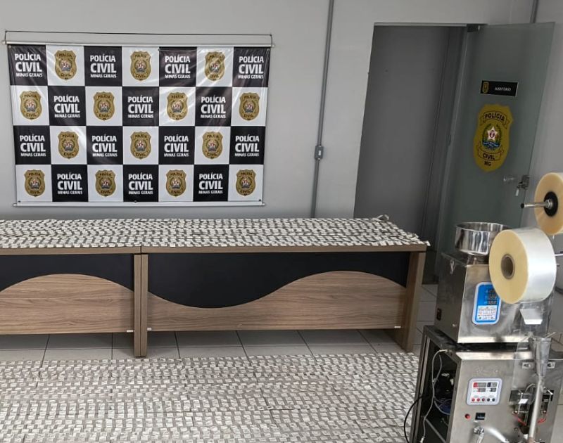 Estrutura industrial do tráfico é desmontada pela PCMG em Cambuí