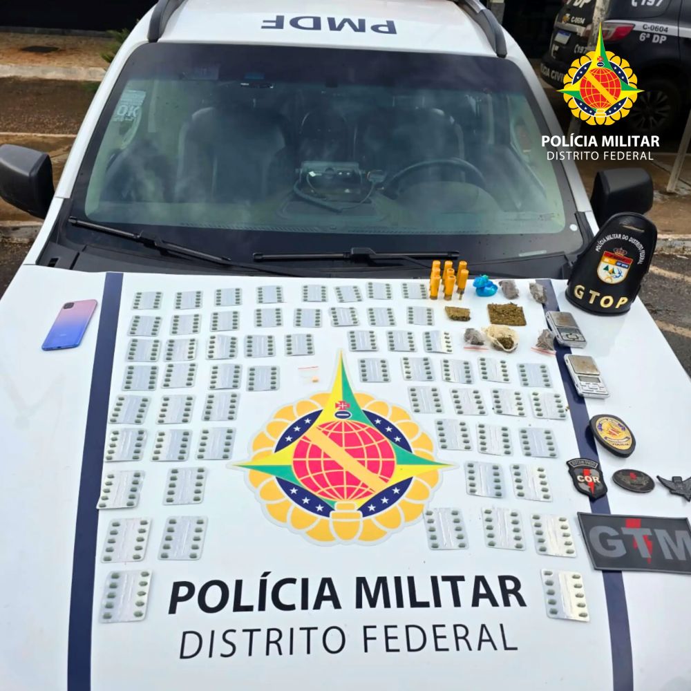 PMDF apreende drogas e munições durante ação no Paranoá