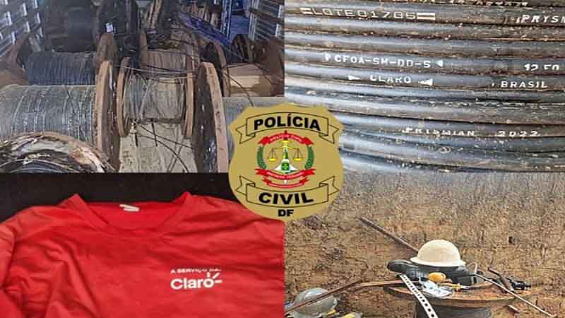 PCDF investiga furtos de cabos de energia no Cruzeiro e Sudoeste