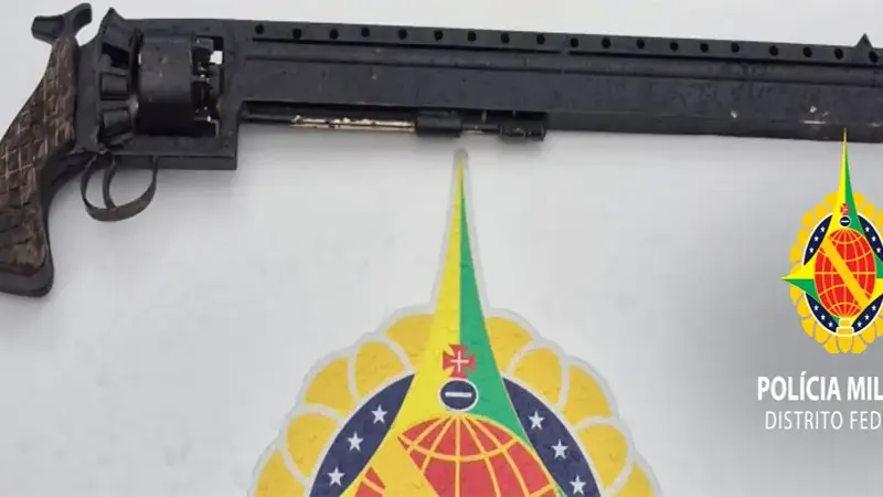 PMDF apreende simulacro de arma de fogo durante ação em Ceilândia