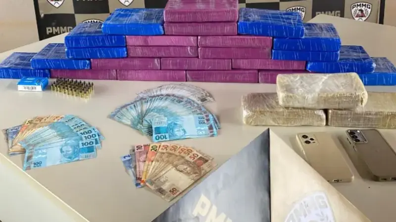 José Gonçalves de Minas – Carregamento de droga é interceptado em operação policial