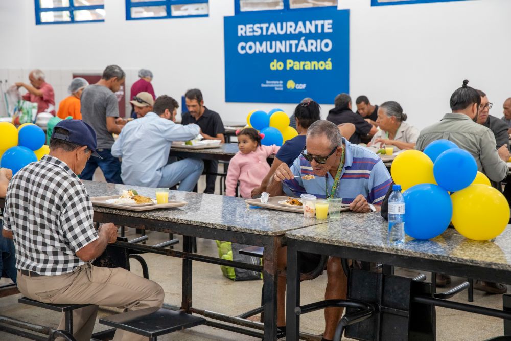 Restaurantes Comunitários do DF servem uma refeição a cada dois segundos