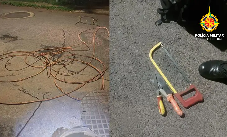 PMDF prende suspeito procurado por furto de cabos de energia na Asa Norte