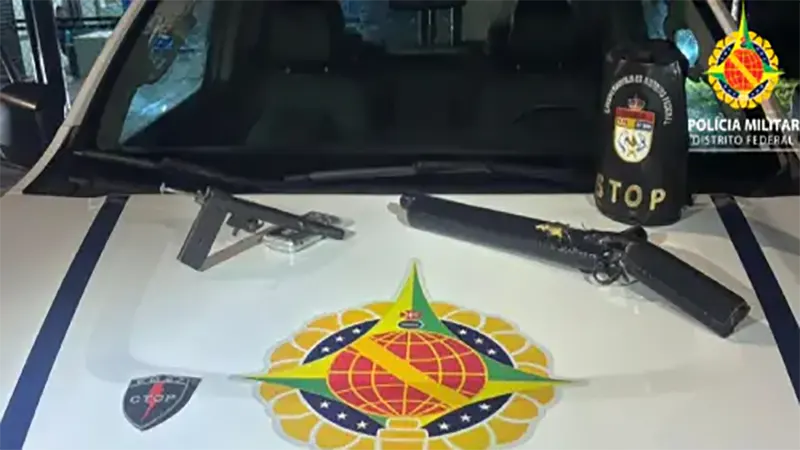 PMDF apreende armas artesanais com adolescente no Paranoá