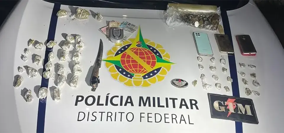 PMDF prende indivíduo por tráfico de drogas no Paranoá