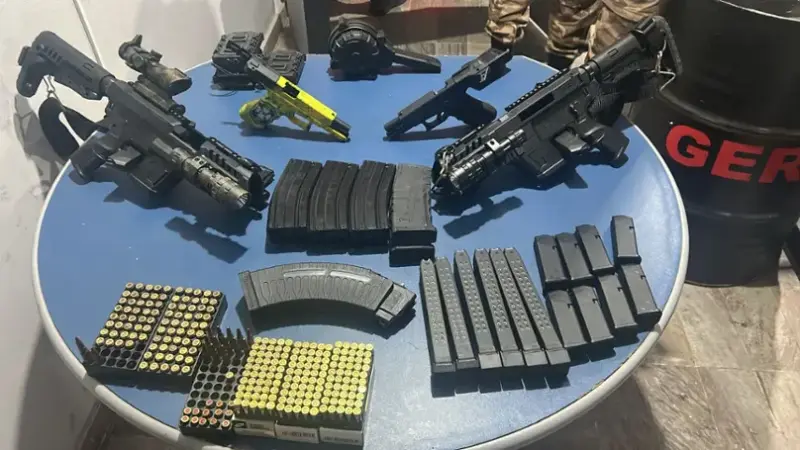 Ibirité – Drogas, munições e armamento, incluindo uma granada explosiva, é apreendido