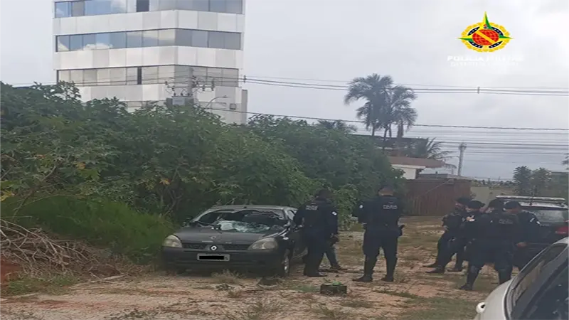 Dupla é detida durante furto de oficina em Vicente Pires
