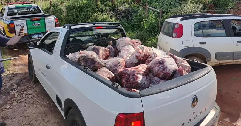 Campo Belo – Polícia Militar Ambiental MG apreende 800 kg de carne provenientes de abate clandestino