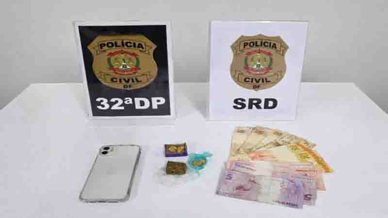 PCDF prende homem por tráfico de drogas