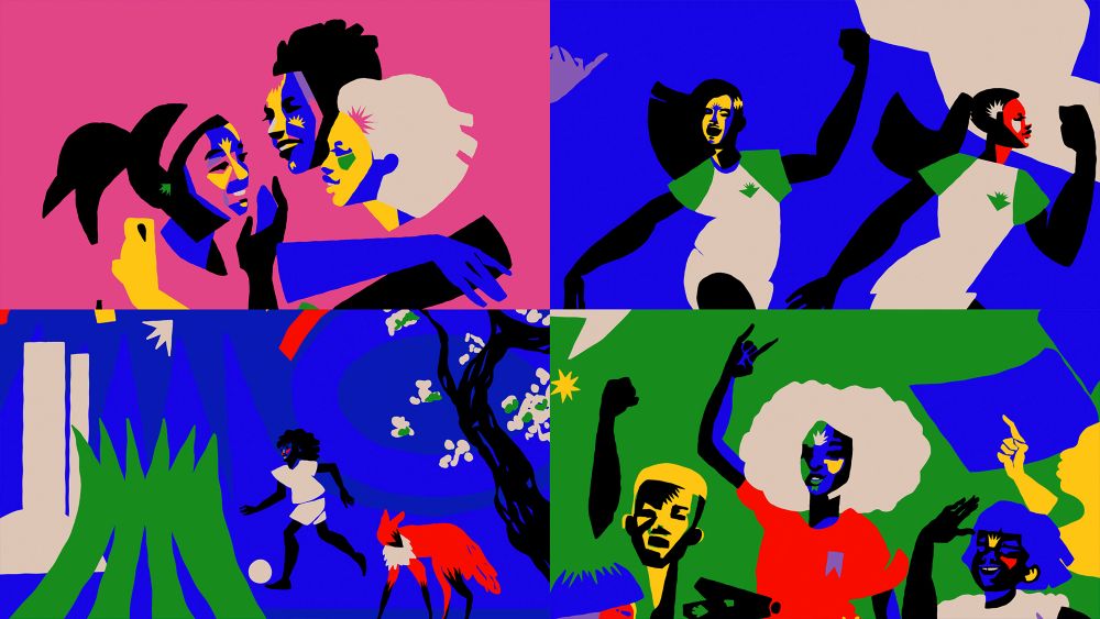 A 500 dias da Copa do Mundo Feminina da FIFA 2027™, conheça a arte que representa Brasília como cidade-sede