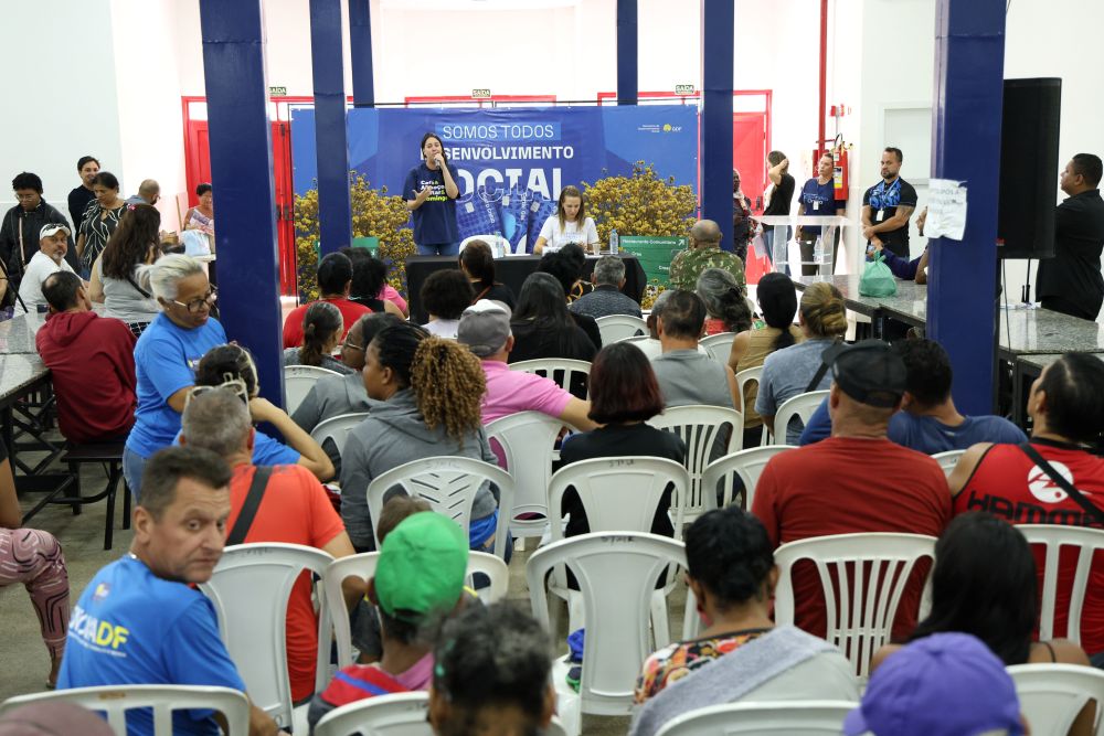 Mais de mil pessoas já participaram de audiências públicas nos restaurantes comunitários do DF
