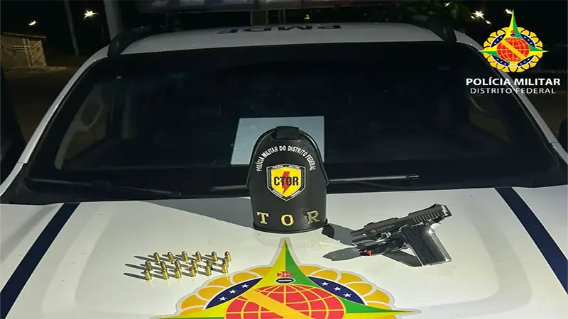 PMDF prende indivíduo por porte ilegal de arma de fogo no Gama