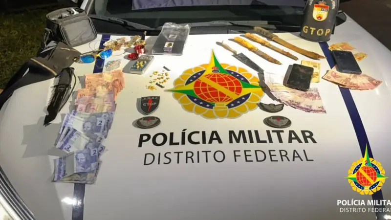 A Polícia Militar do Distrito Federal desarticula “esconderijo subterrâneo” do tráfico no Guará