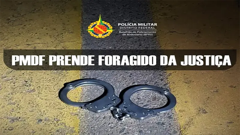 Foragido da Justiça por estupros em série é preso pela PMDF em Sobradinho II