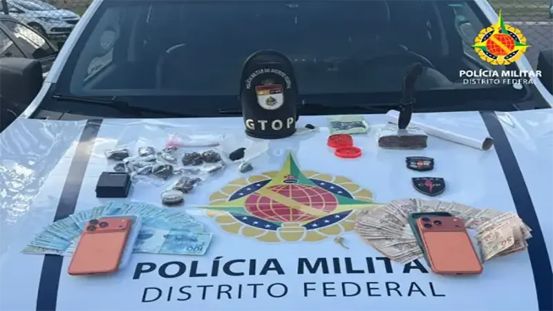 PMDF desarticula esquema de delivery de drogas e prende casal no Recanto das Emas